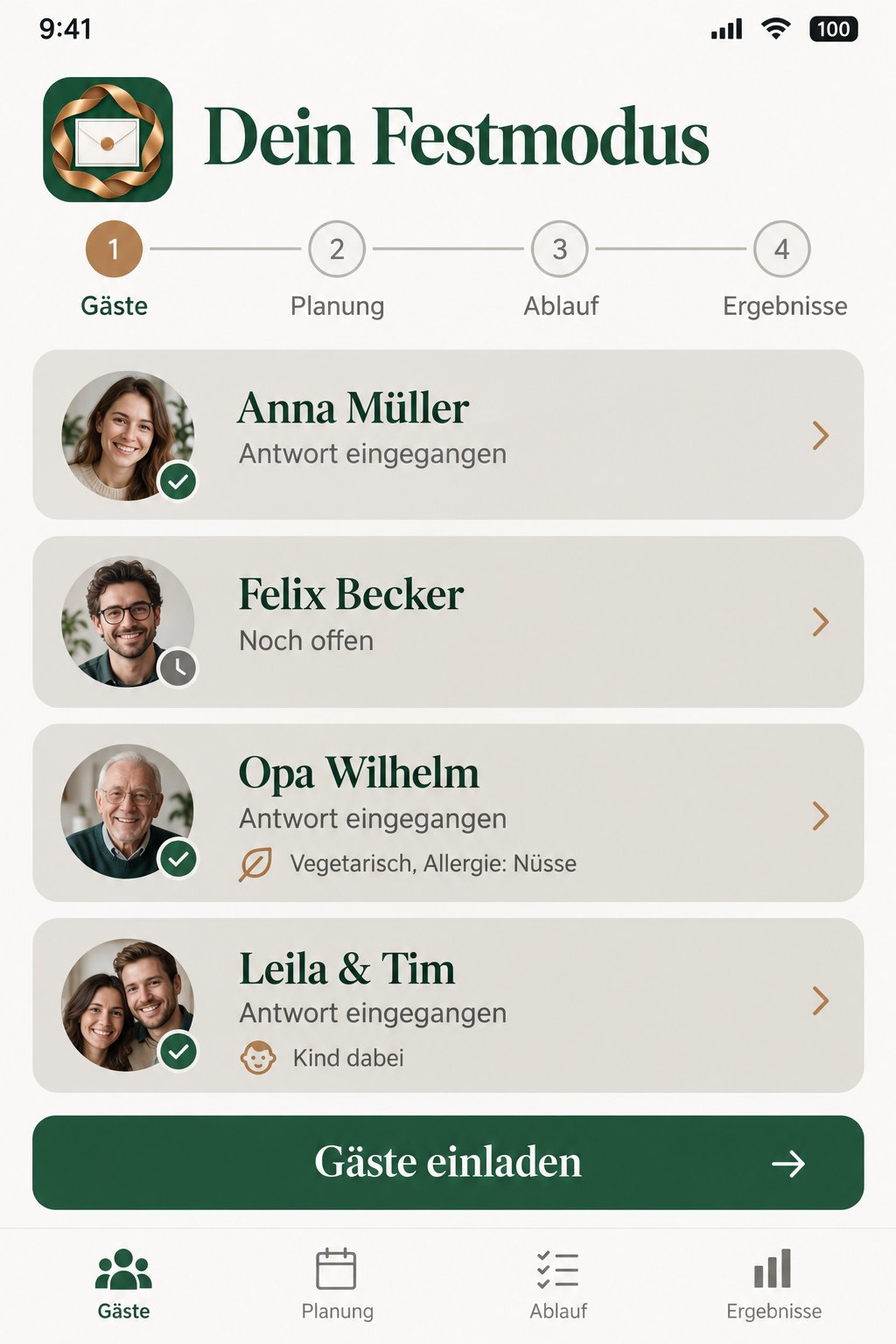 Screenshot 1 von Festmodus