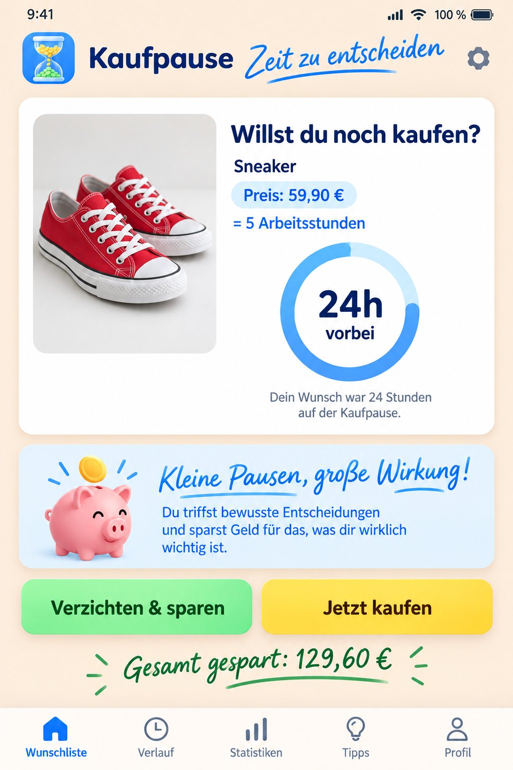 Screenshot 2 von Kaufpause